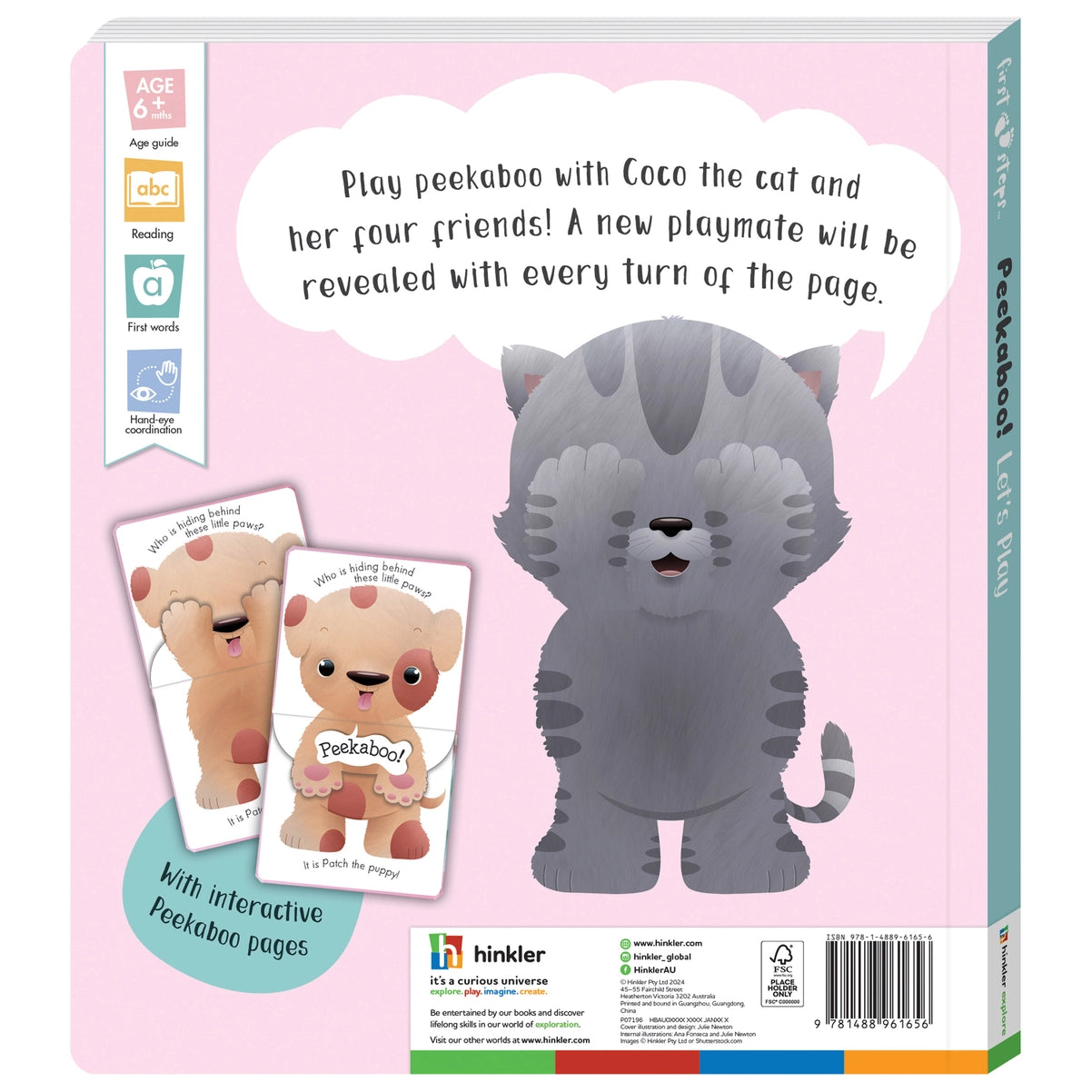 Peekaboo with Coco the Cat – Interactive Board Book