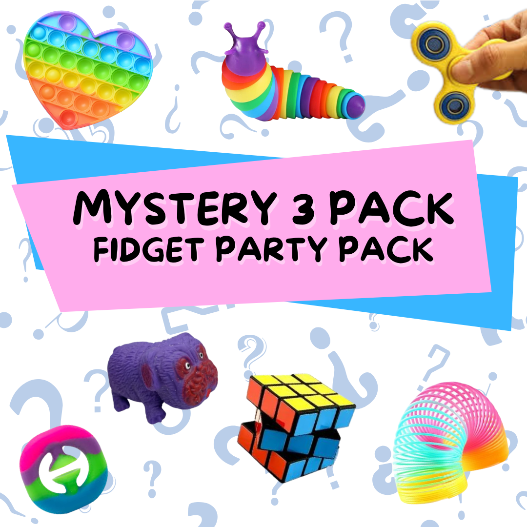 Mystery 3 Pack Fidgets Party Pack