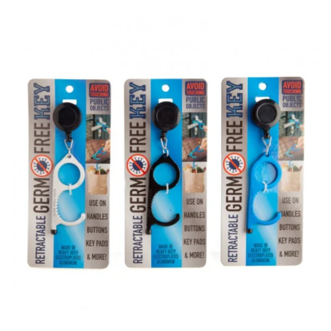 2 Pack - Retractable Germ-Free Key