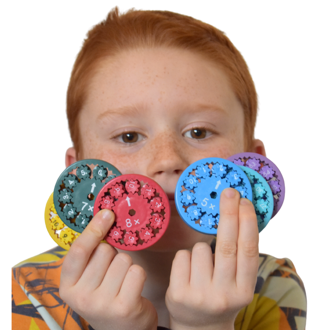 9 Pack - Maths Fidget Spinner Multiplication Division