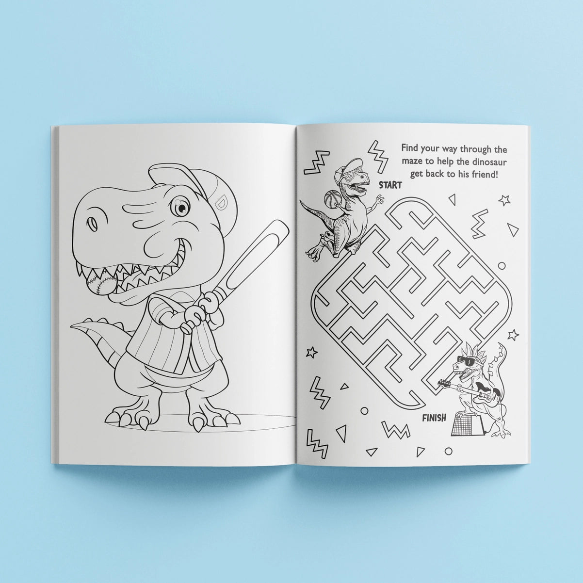 Dino Party Silicone Games Mat