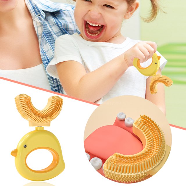 Chick U-Shaped Sensory Toothbrush - Child