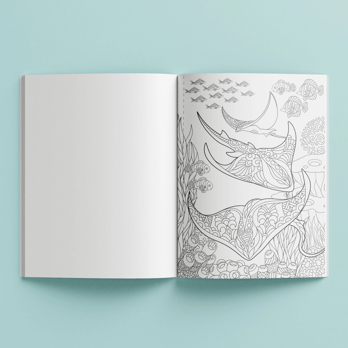 Adult Colouring Book - Majestic Animals