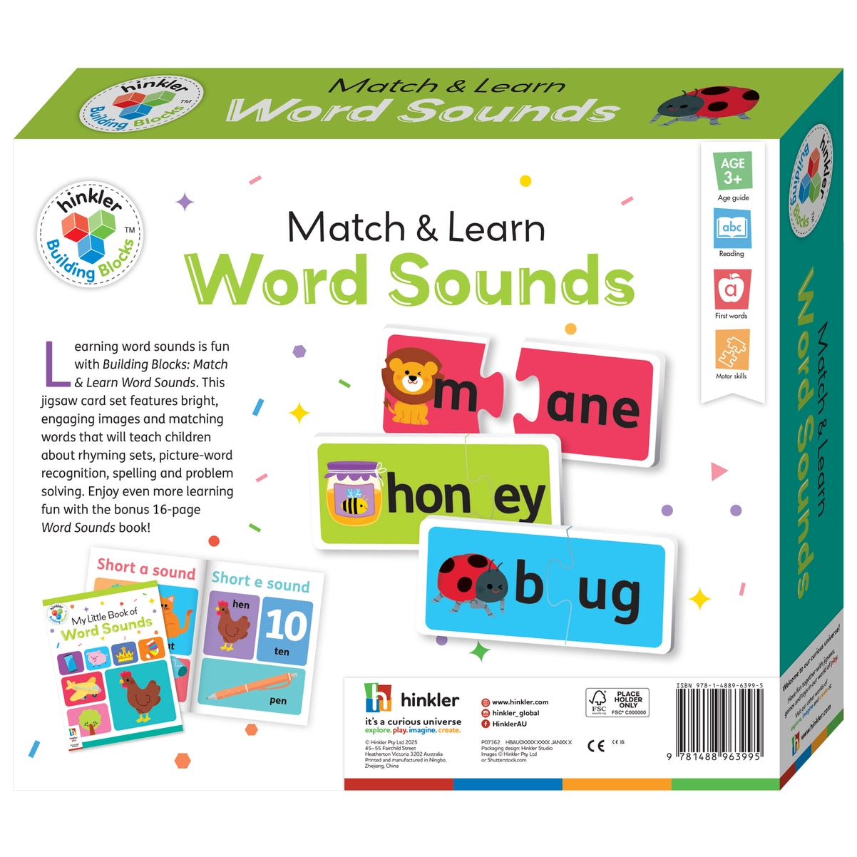 Building Blocks: Match & Learn Word Sounds