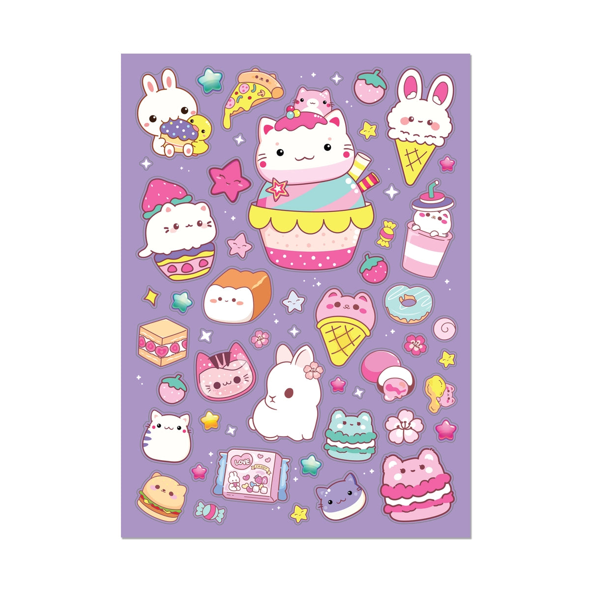 Colouring Book Scented Stickers Totally Kawaii