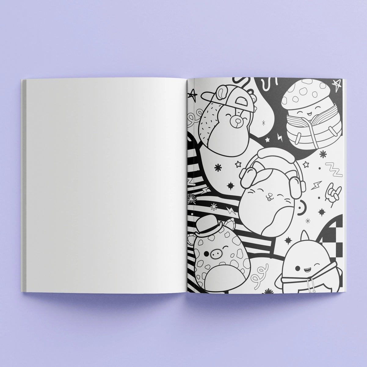 Squishmallows Colouring Book Street Style