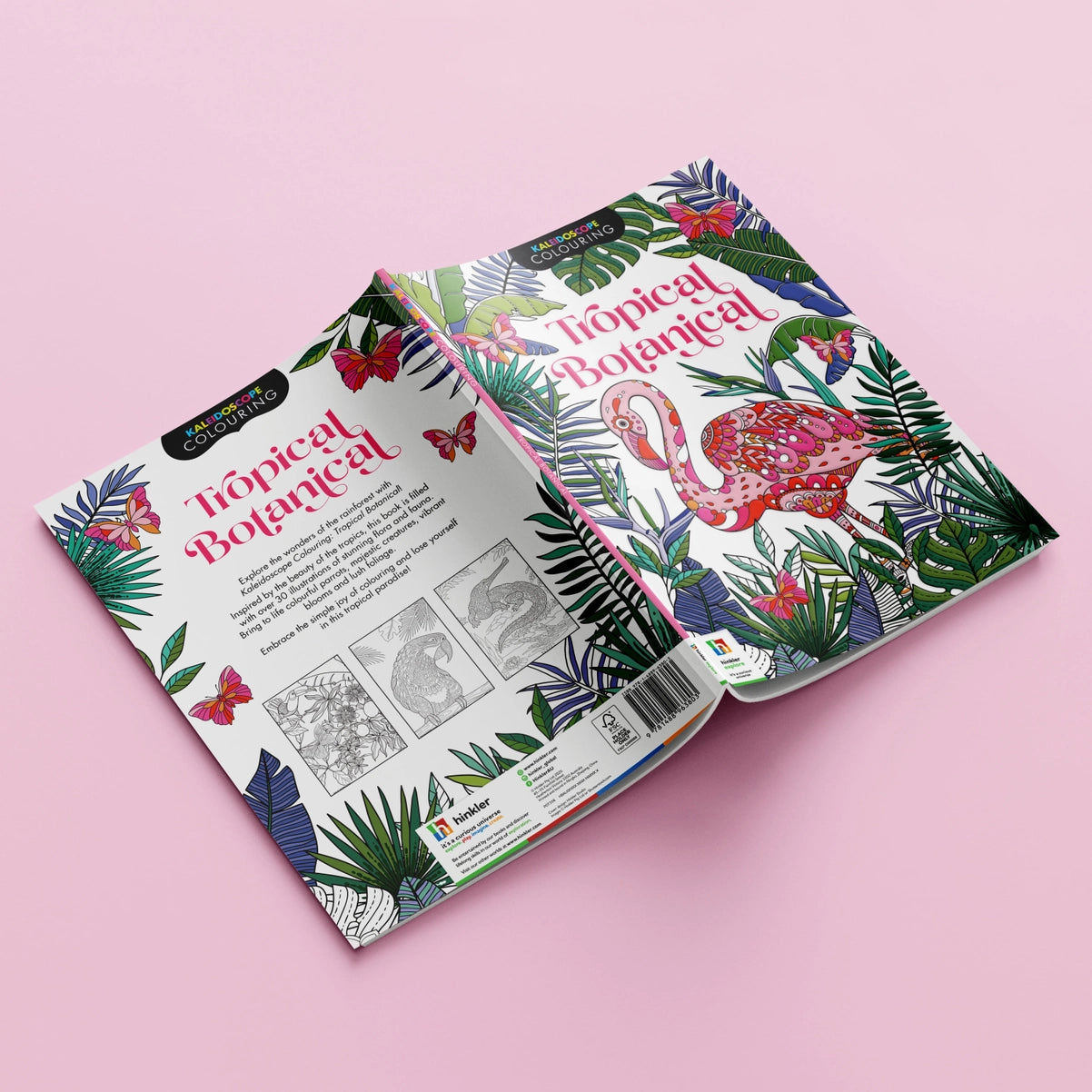 Adult Colouring Book – Tropical Botanical