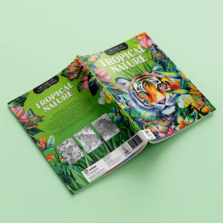 Adult Colouring Book – Tropical Nature