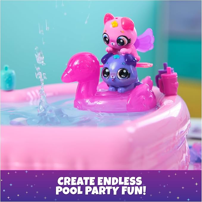 Hatchimals Alive, Neon Rainbow Bestie Pool Party