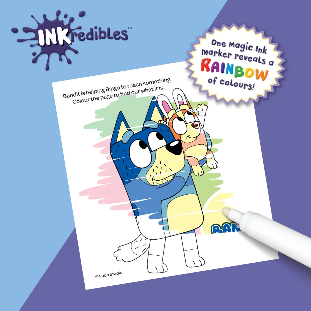 Inkredibles Bluey Fun Magic Ink Book