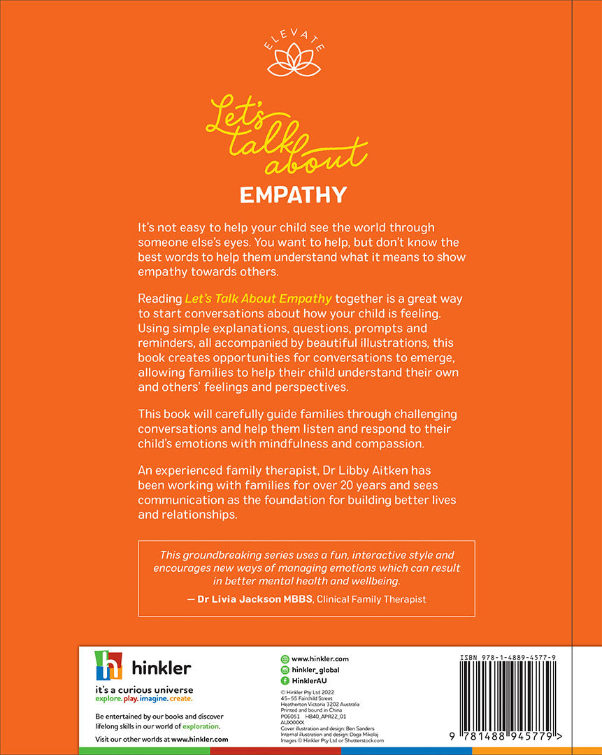 Let's Talk Empathy Hard Cover Colour Book