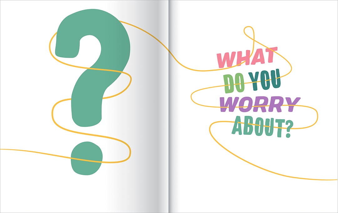 Let's Talk Anxiety Hard Cover Colour Book