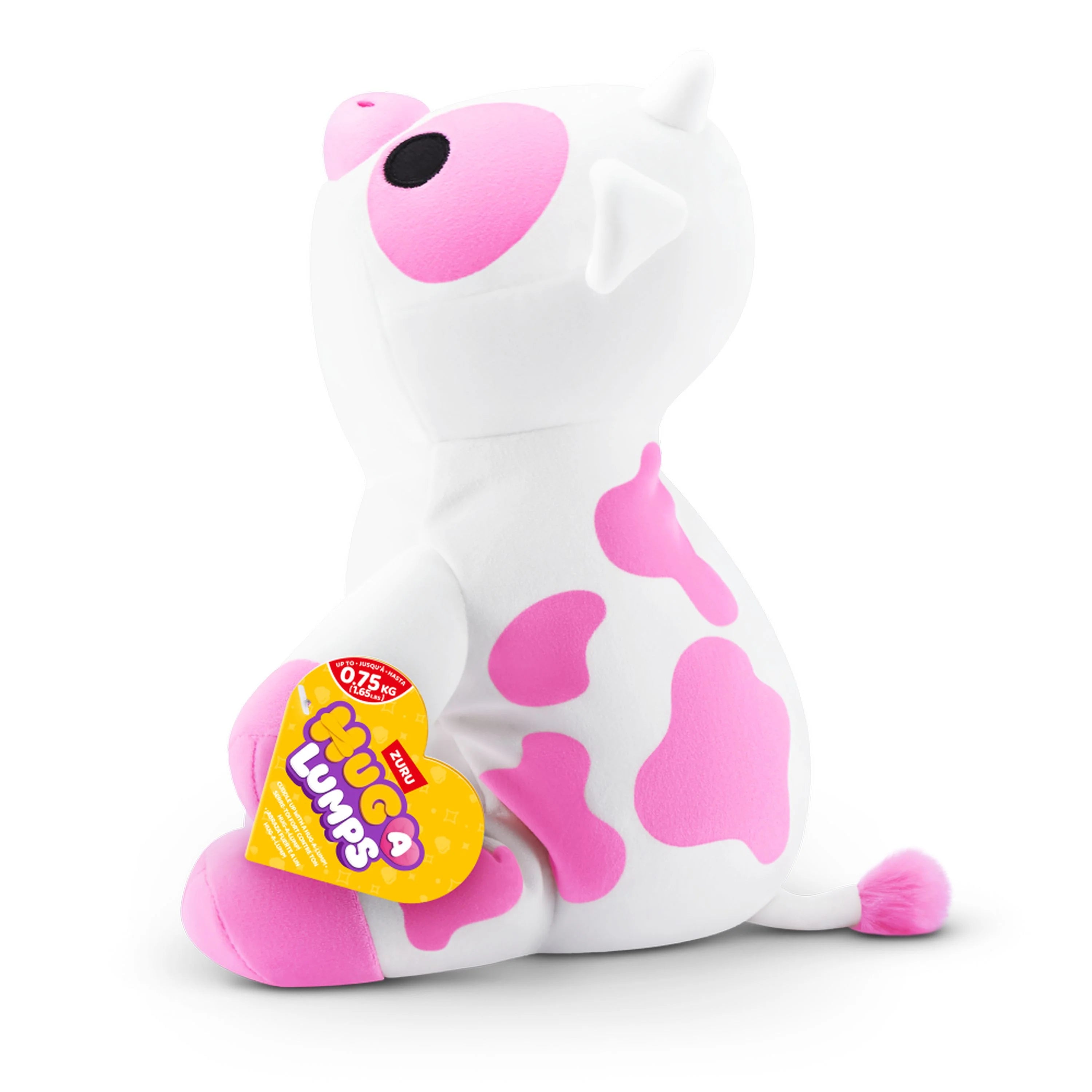 Clover the Strawberry Cow Weighted HugaLump Animal Plush 1.5kg Medium