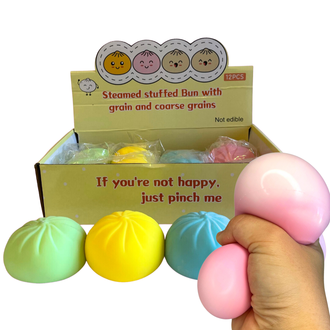 Coloured Steamed Bun Squishy