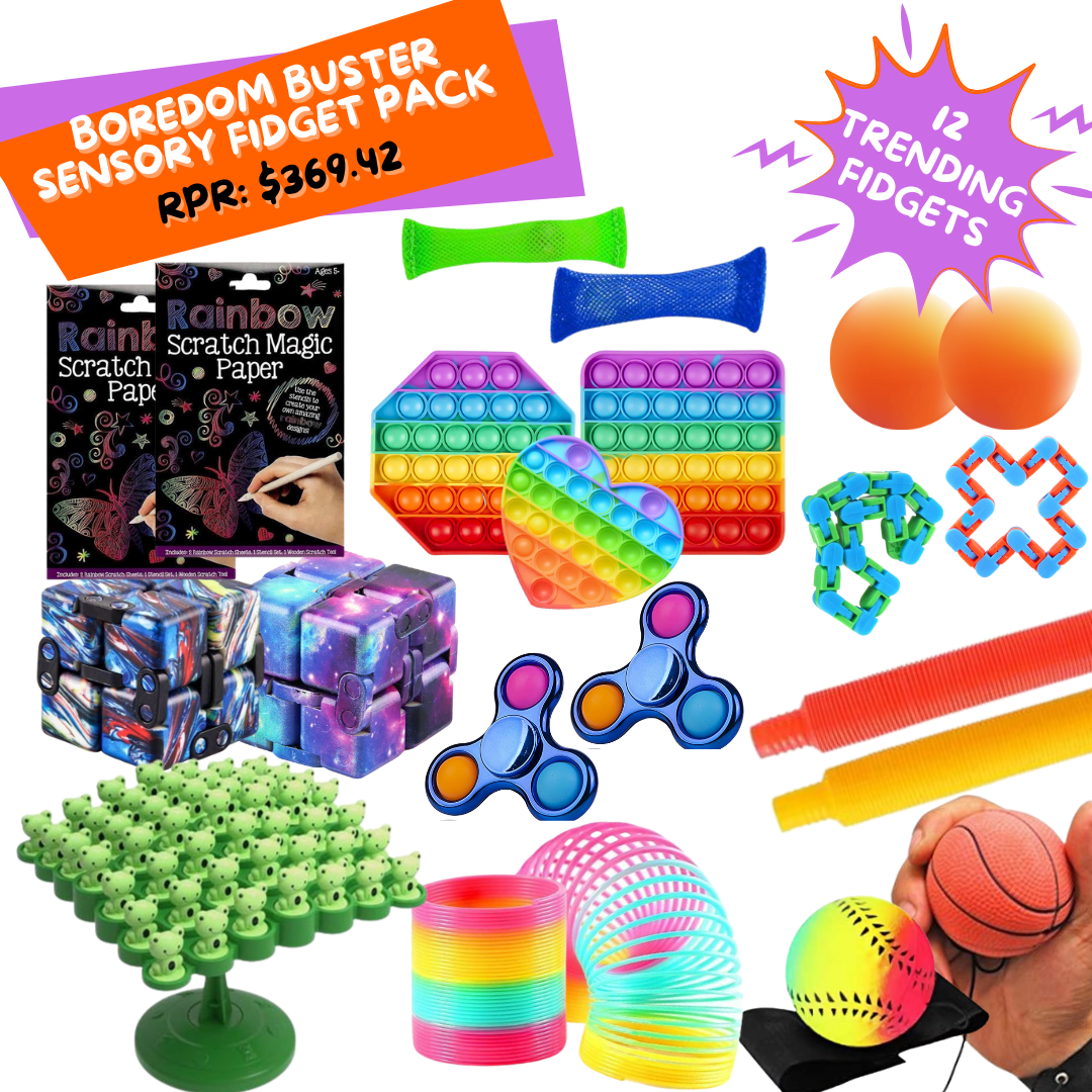 Boredom Buster Sensory Fidget Toy Pack
