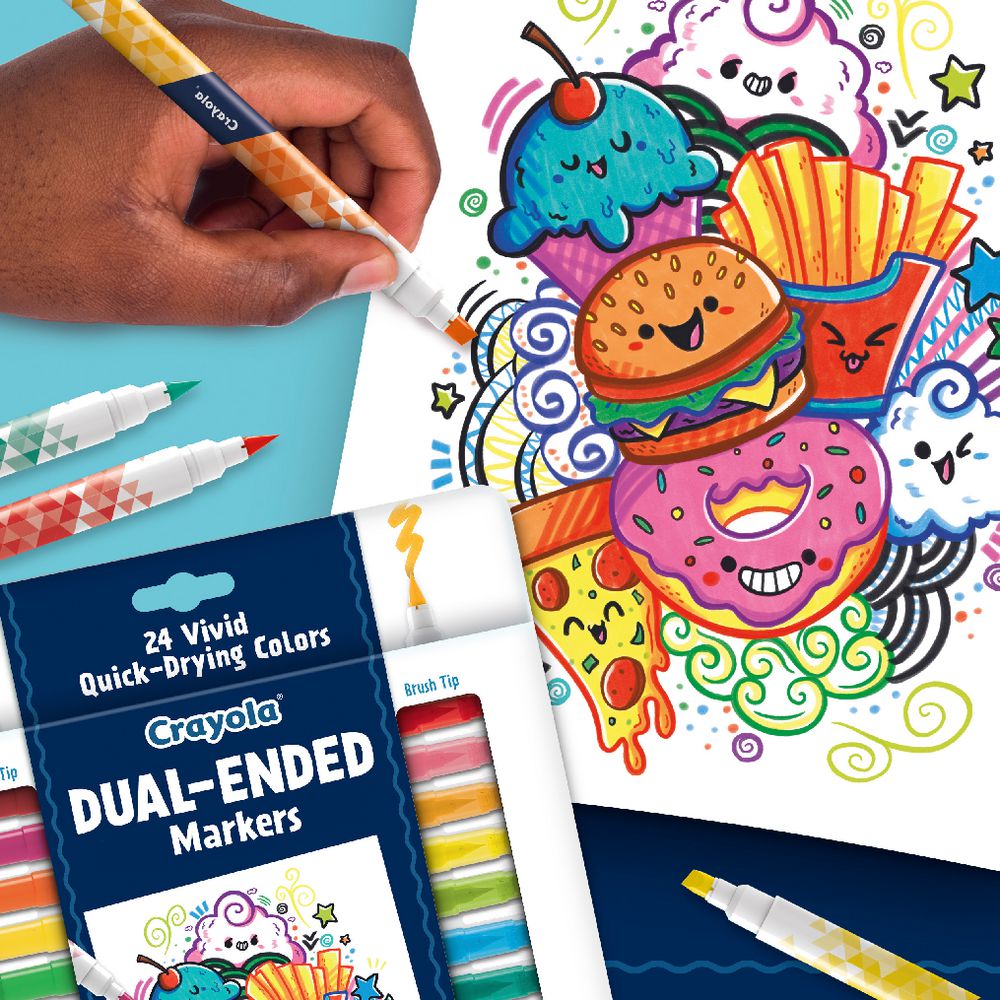 Crayola Dual-Ended Markers 12 Pack