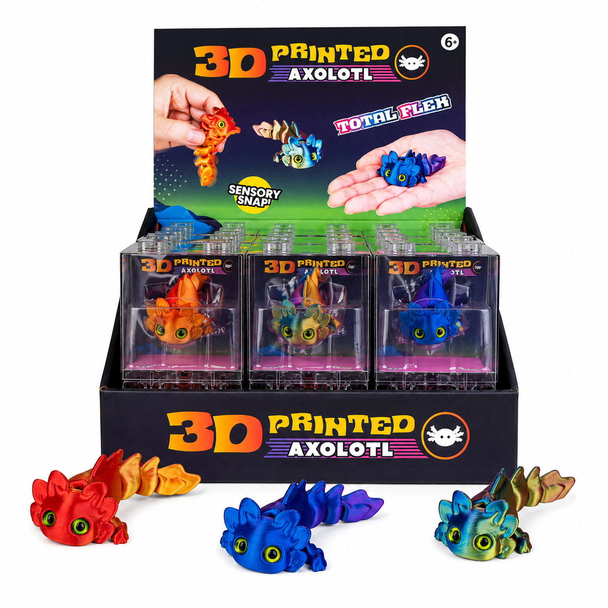 3D Sensory Fidget Axolotl