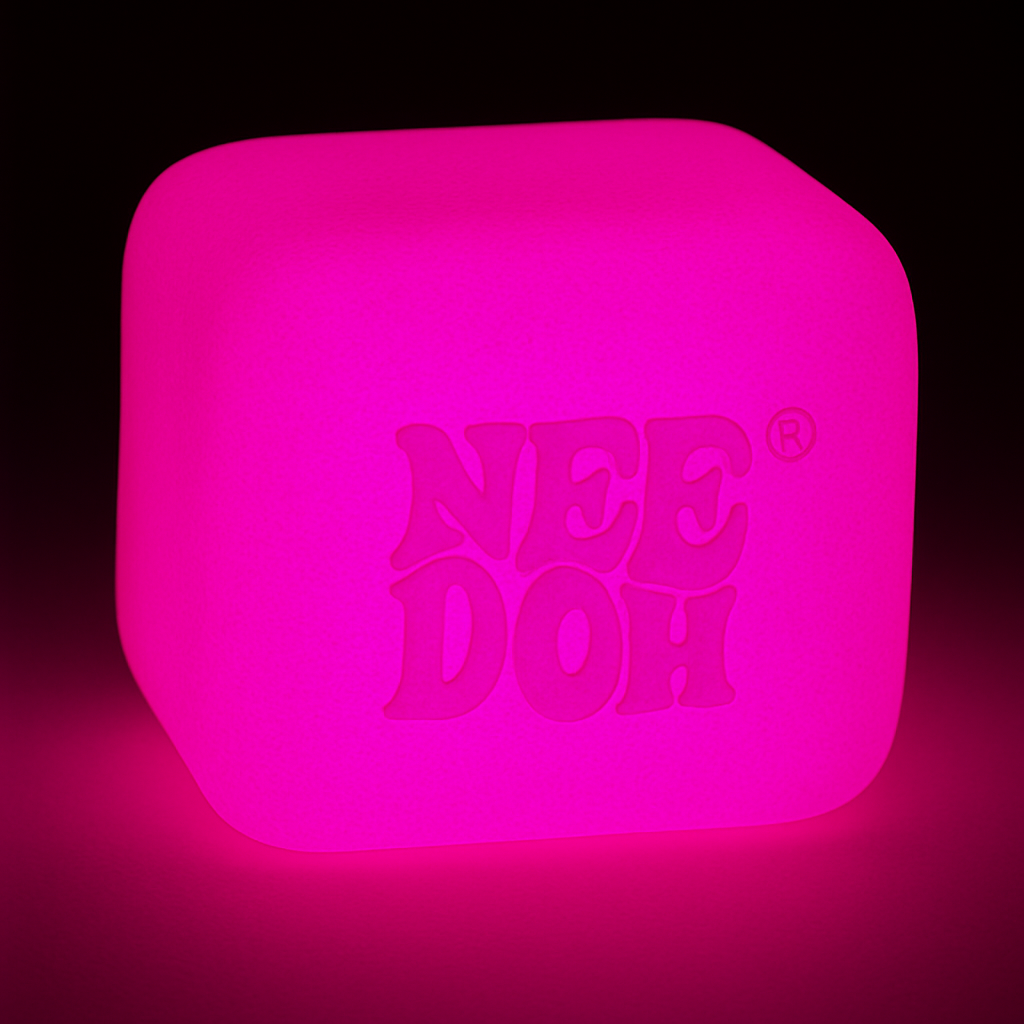 NeeDoh Nice Cube Glow In the Dark Sensory Fidget Toy