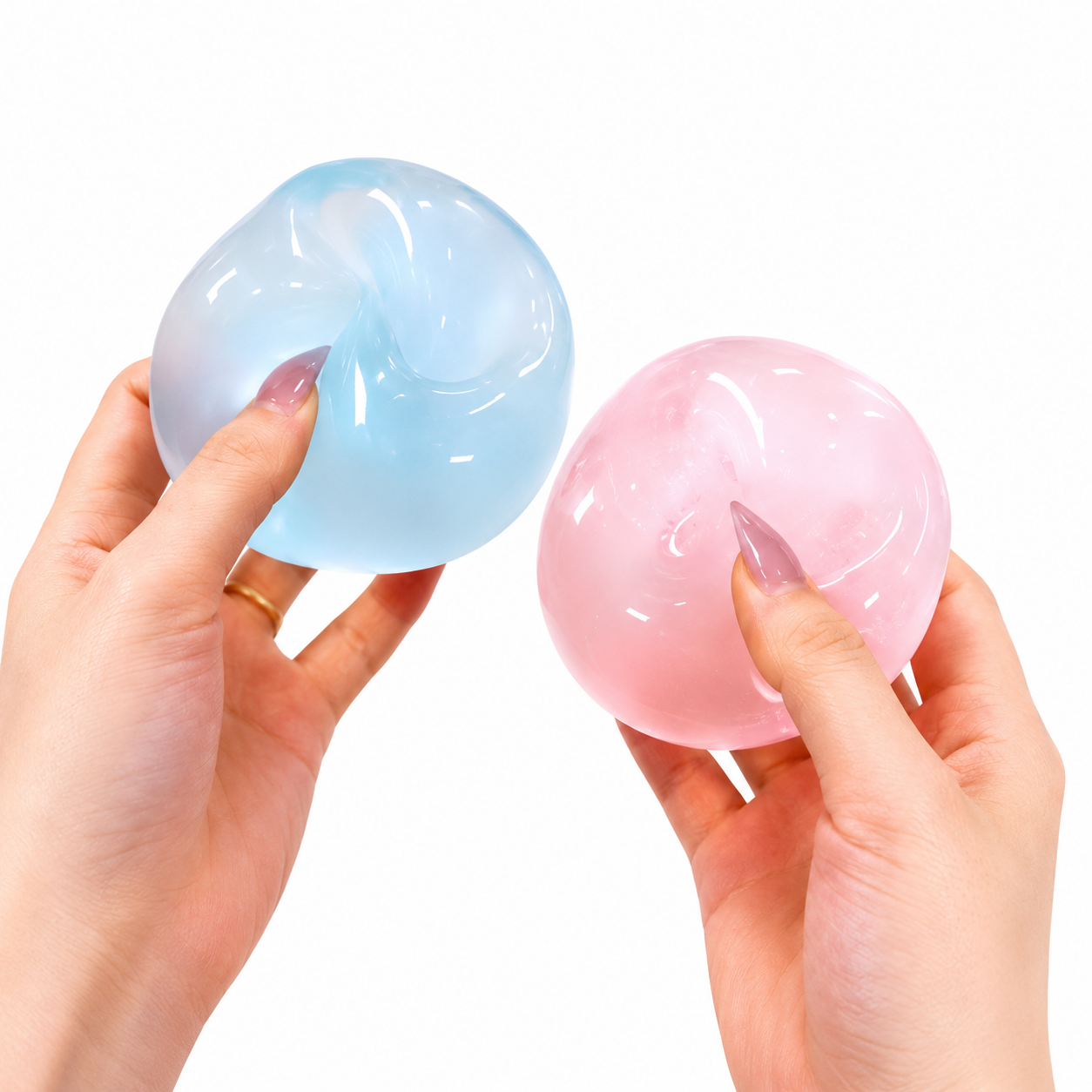 Coconut Oil Ball Squishy -  3 Pack