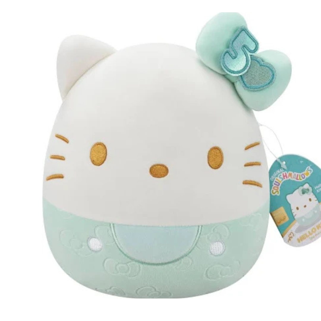 Squishmallows 20cm Hello Kitty 50th Anniversary Bows
