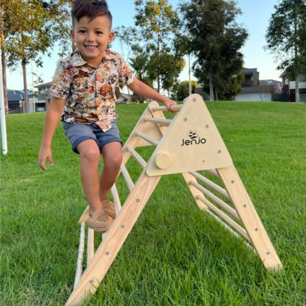 Wooden A-frame climbing frame for sensory play — OT recommended by My Sensory Space