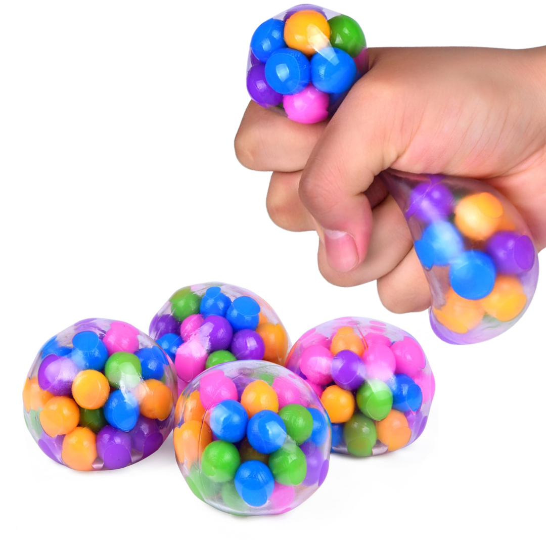 DNA Rainbow Stress Ball 4 Pack