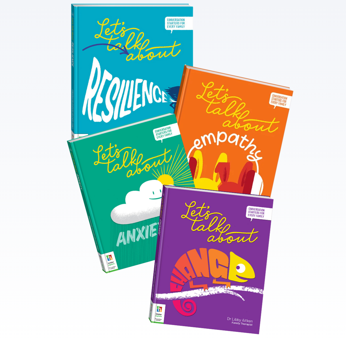 Lets Talk, Hard Cover Book Collection - Therapist Curated