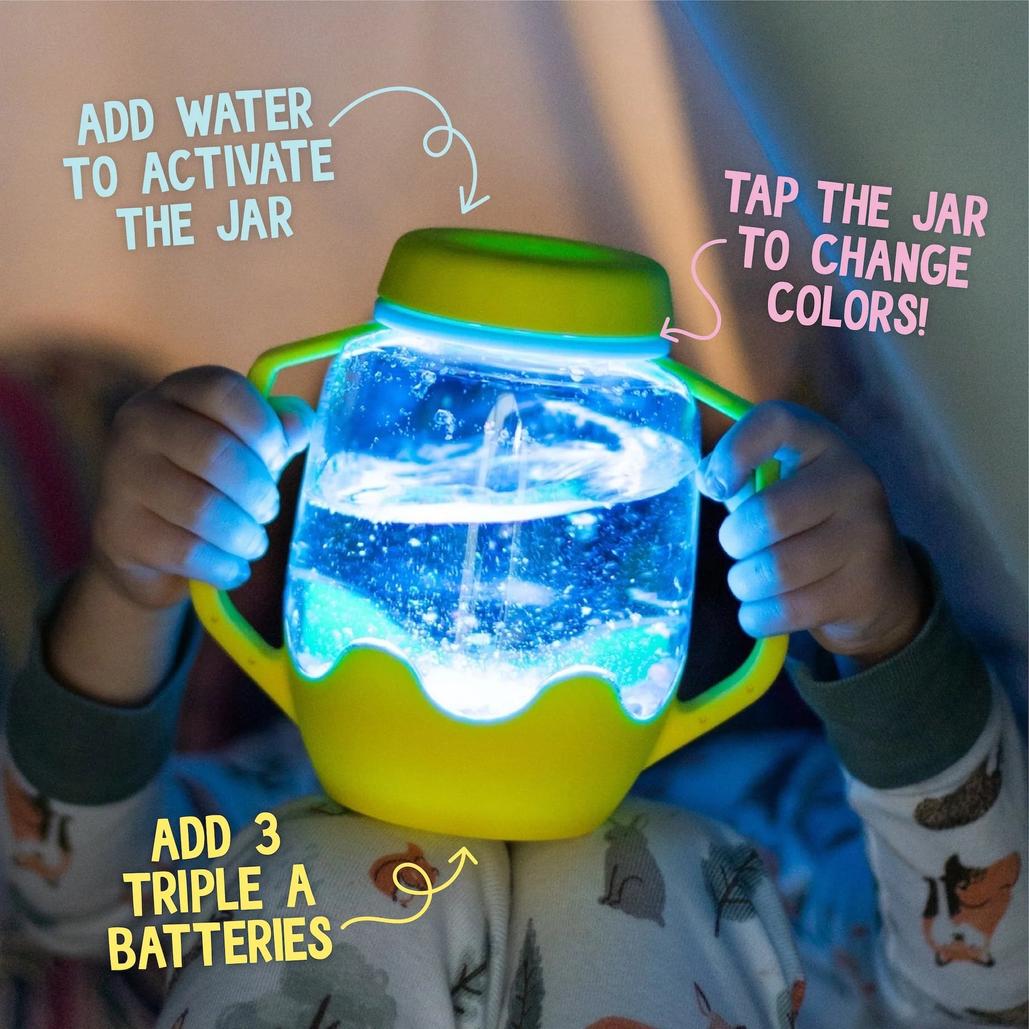Glow Pal Sensory Light Play Jar