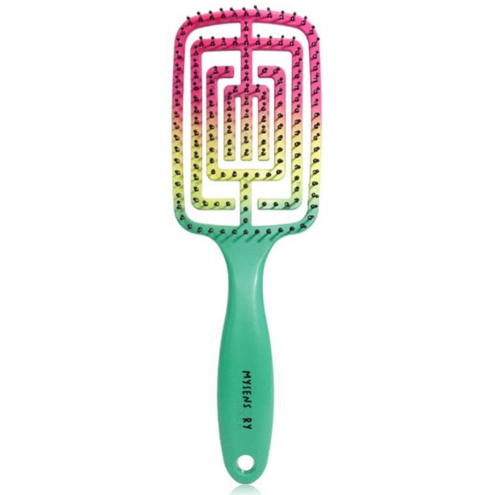 Sensory Detangling Hairbrush Curly Firm