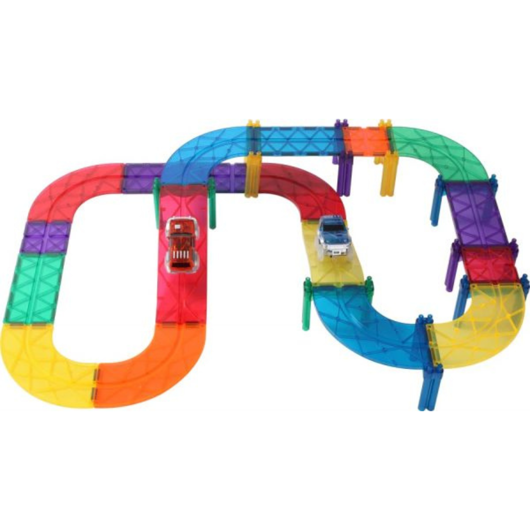 Magnetic Car Track Set 108 Piece