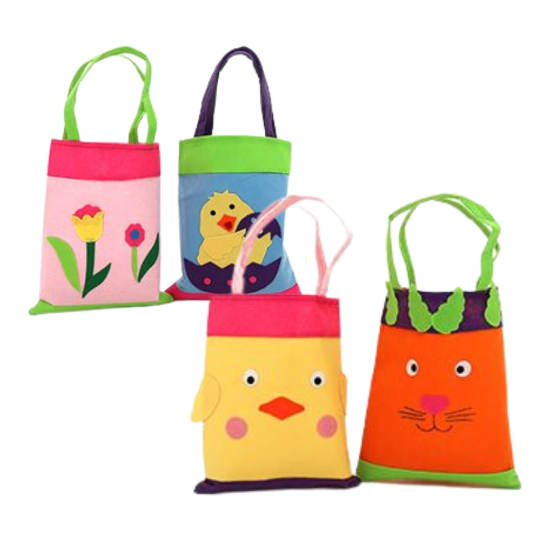 Easter hunt felt bag activity toy for kids — My Sensory Space Australia
