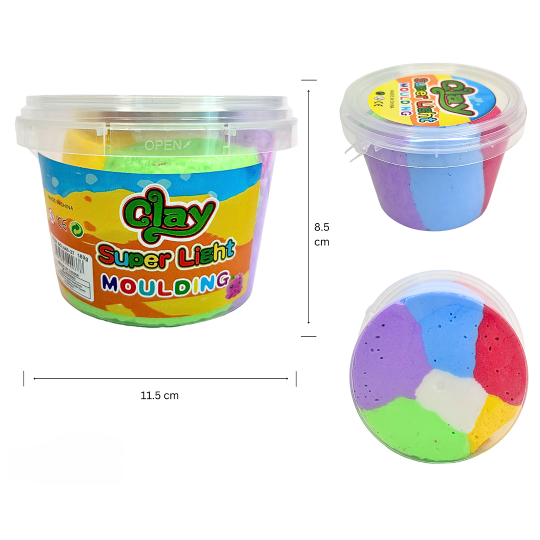 Super Light Moulding Clay Rainbow Bucket