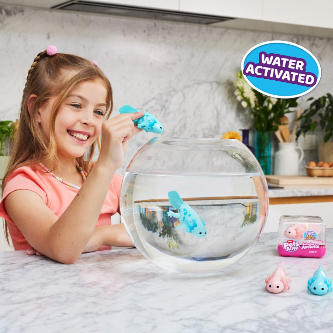 Swimming Axolotl Pet - Water Activated
