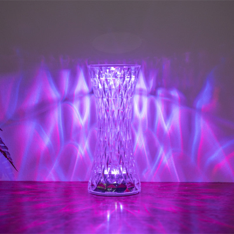 Rose Crystal Diamond Lamp