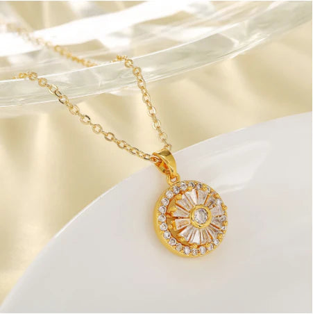 Daisy Flower Spinning Sensory Calming Necklace