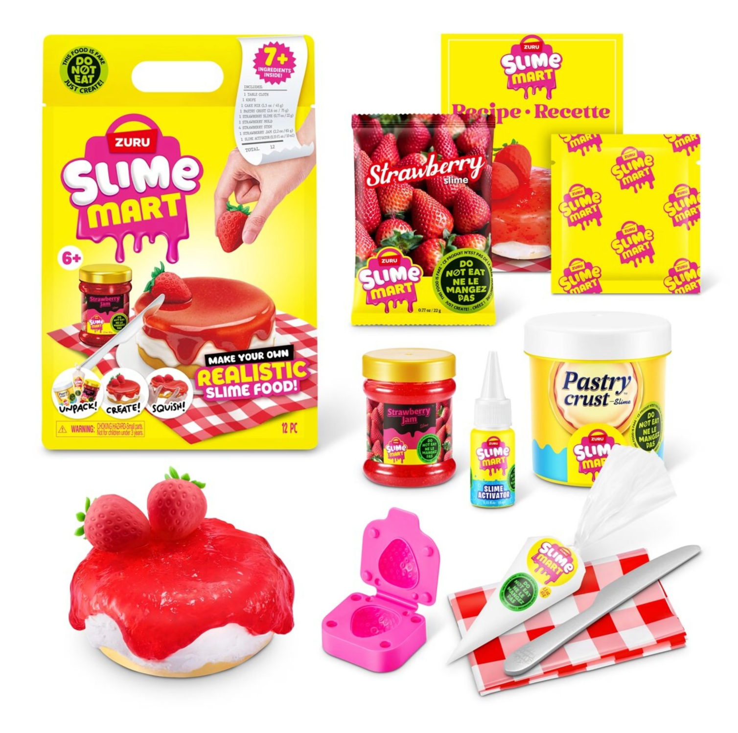 Slime Making Kit - Strawberry Cheesecake