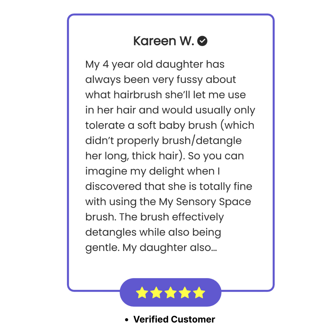 Sensory Hairbrush - Mint