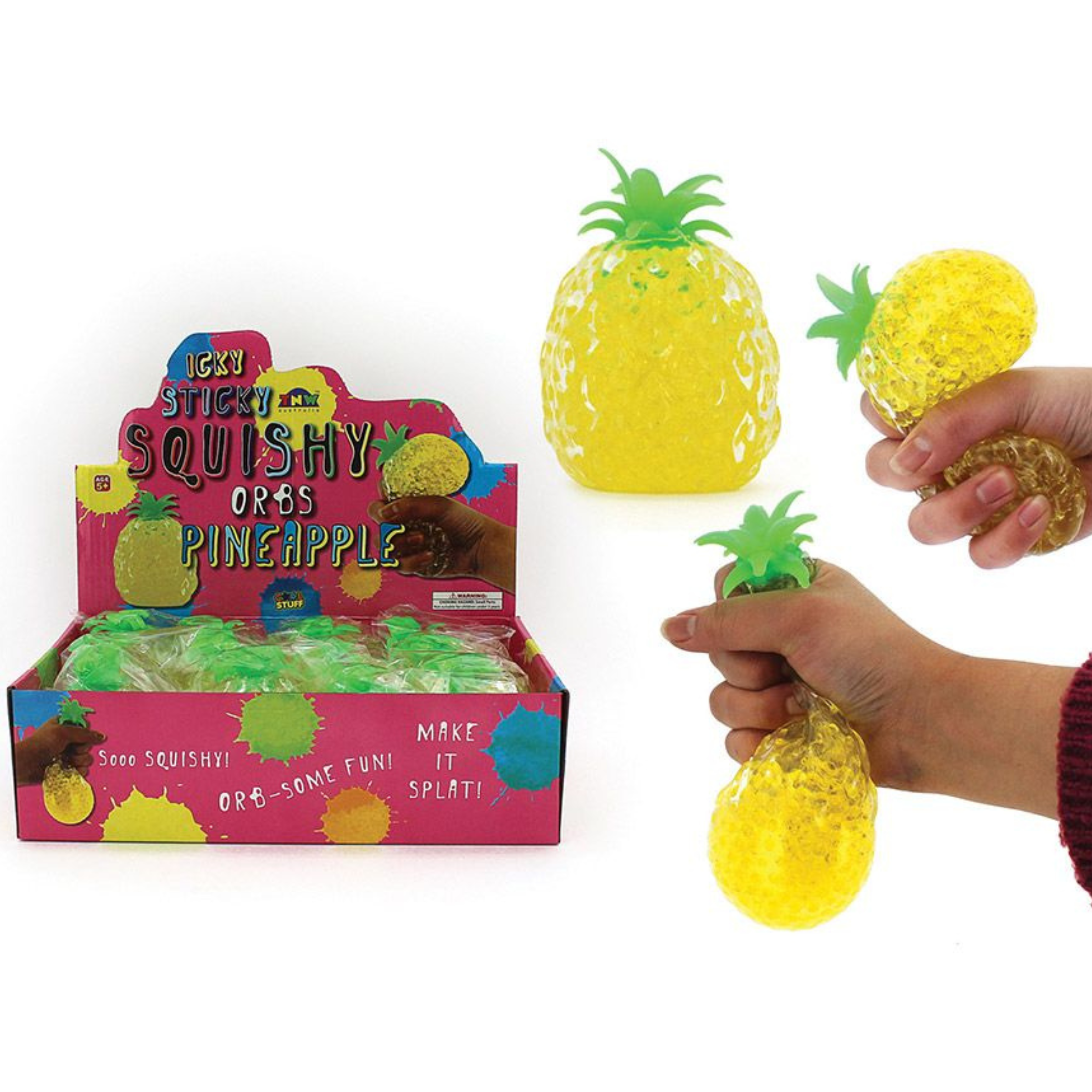 Sensory Squishy Orbeez Pineapple