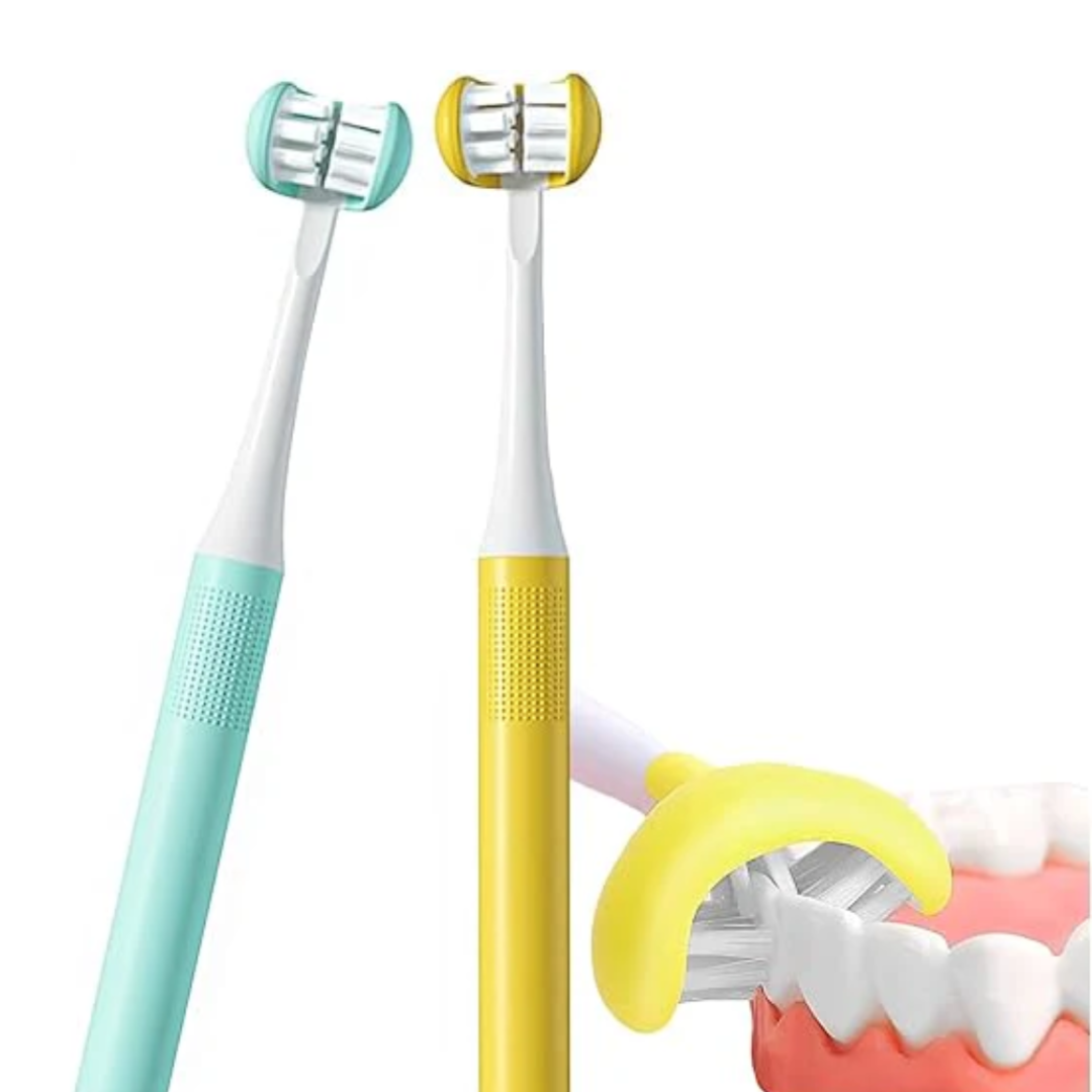 Three-Sided Sensory Toothbrush