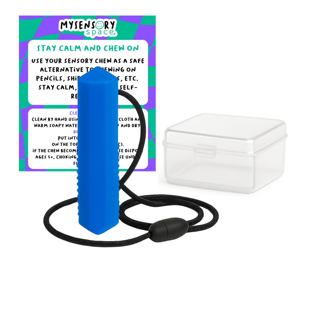 Pillar Sensory Chew Necklace - Free Hygiene Case