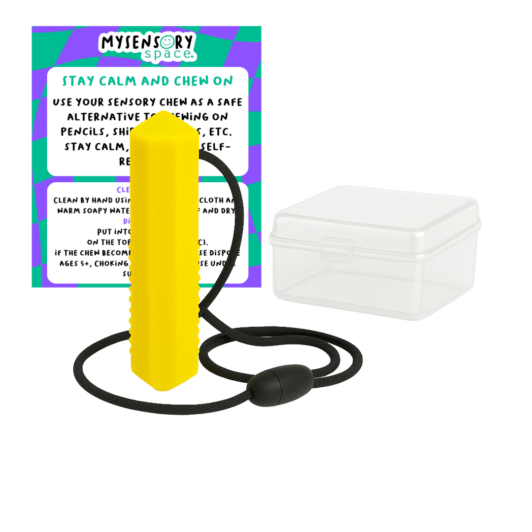 Pillar Sensory Chew Necklace - Free Hygiene Case