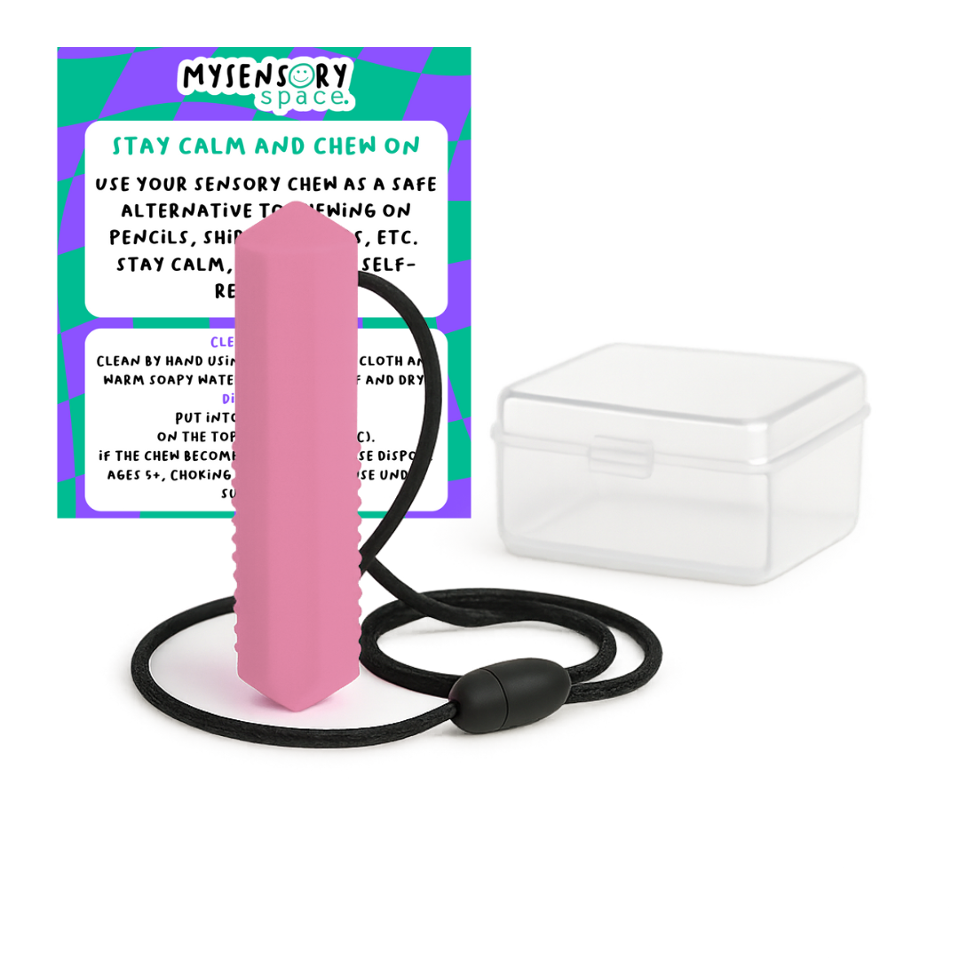 Pillar Sensory Chew Necklace - Free Hygiene Case