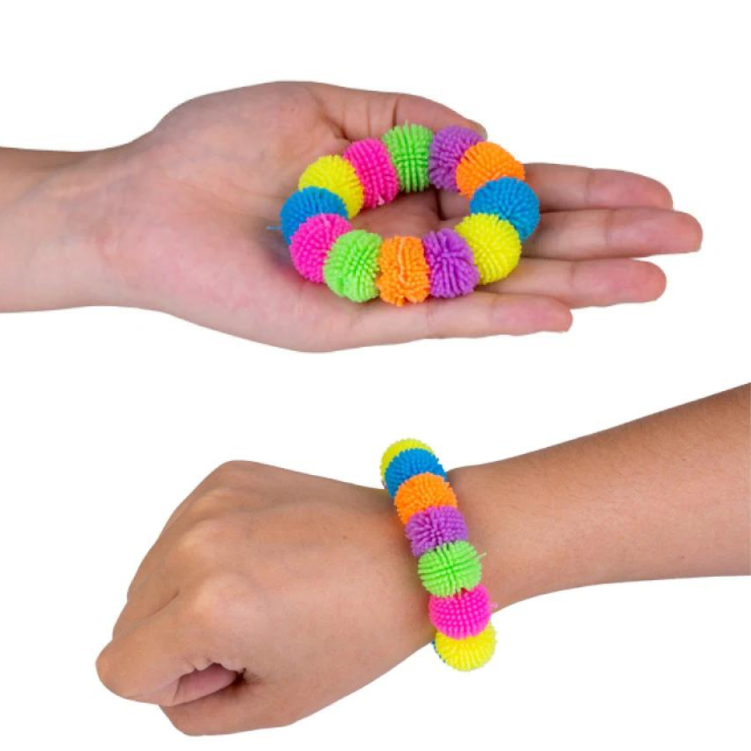 2 Pack - Pom Pom Squishy Bracelet