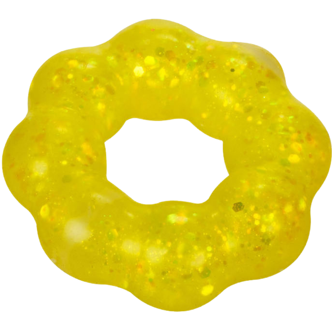 Glittery Flower Squeeze Bracelet Sensory