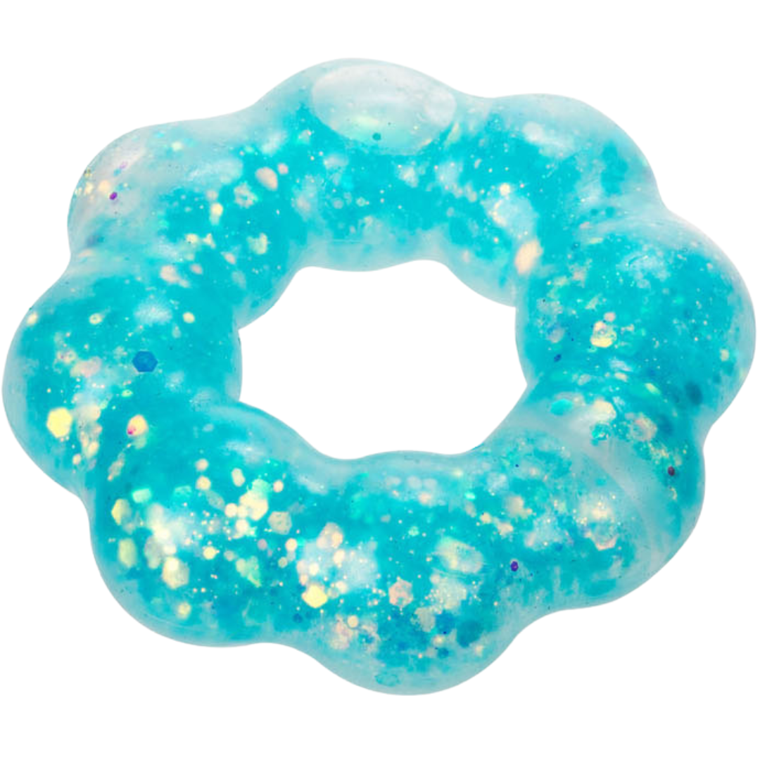 Glittery Flower Squeeze Bracelet Sensory