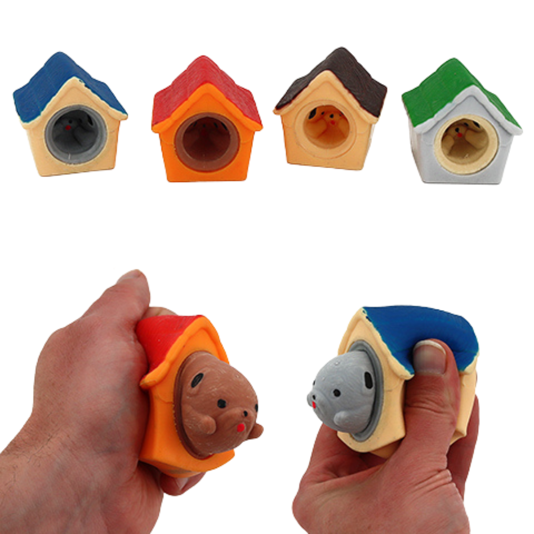Pop Up Dog Kennel Sensory Toy