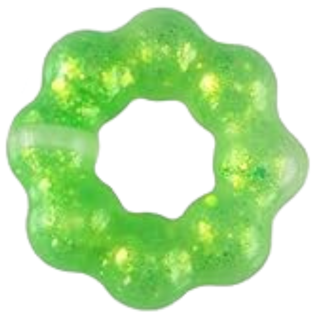 Glittery Flower Squeeze Bracelet Sensory