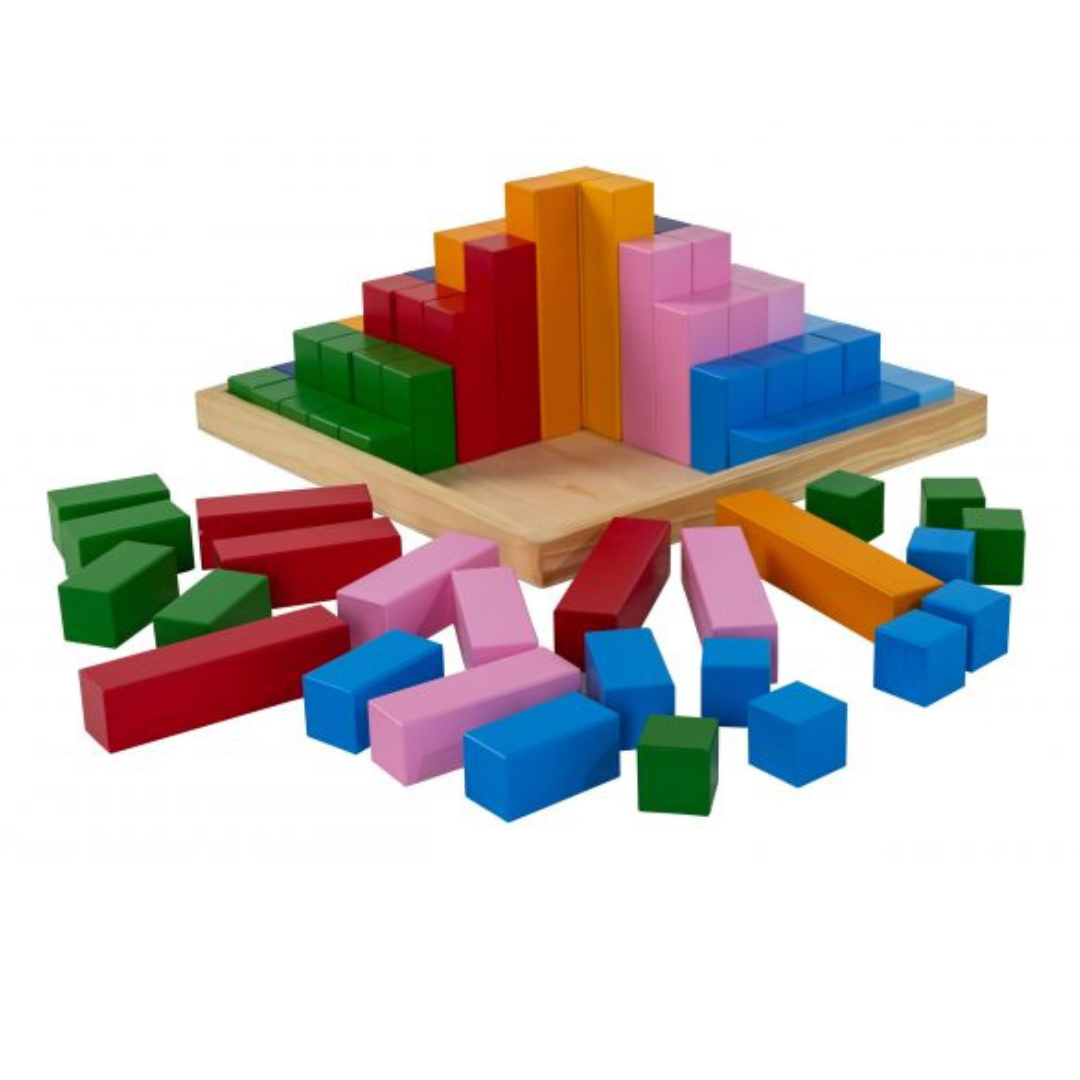 Wooden Large Pyramid Block Set