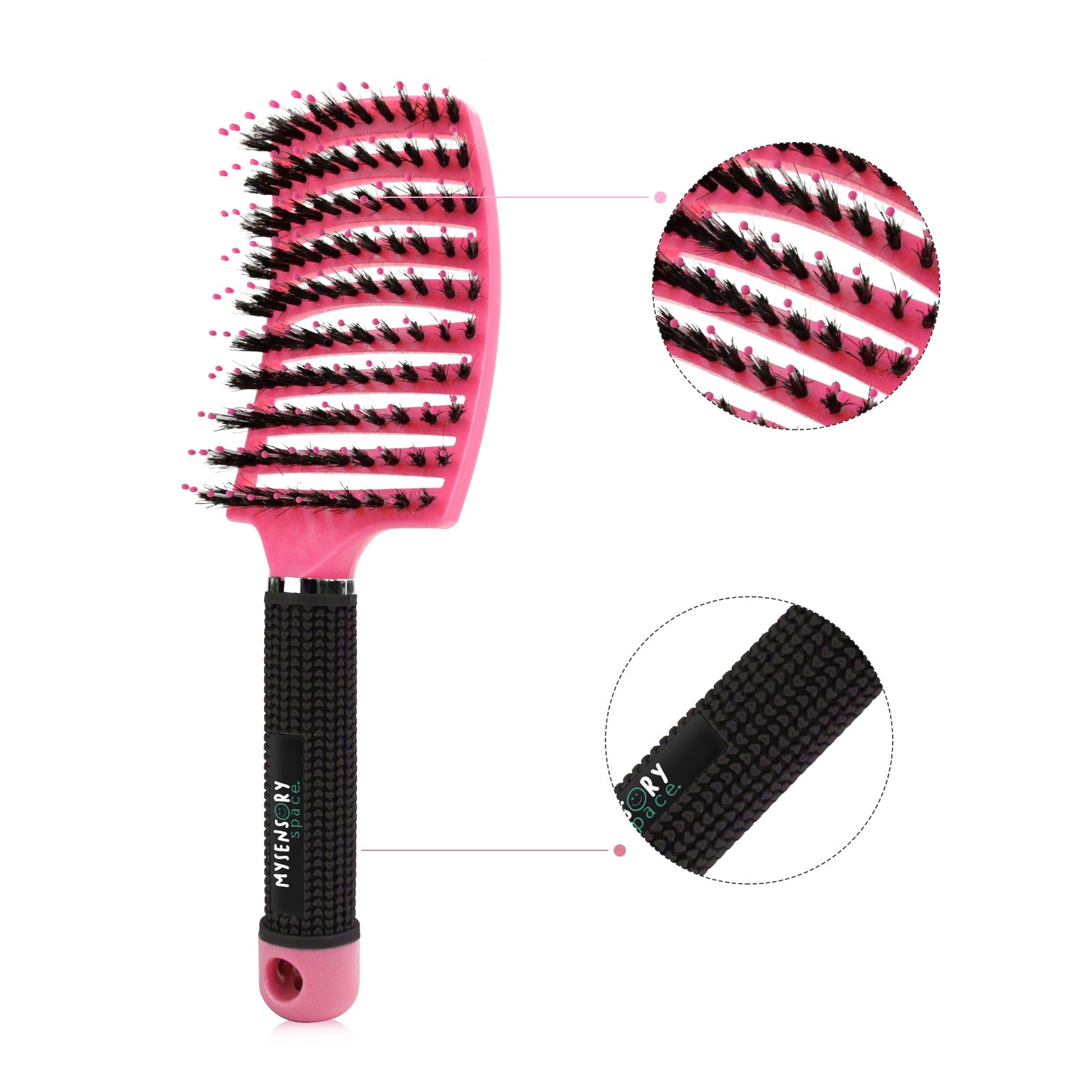 Sensory Hairbrush Pink