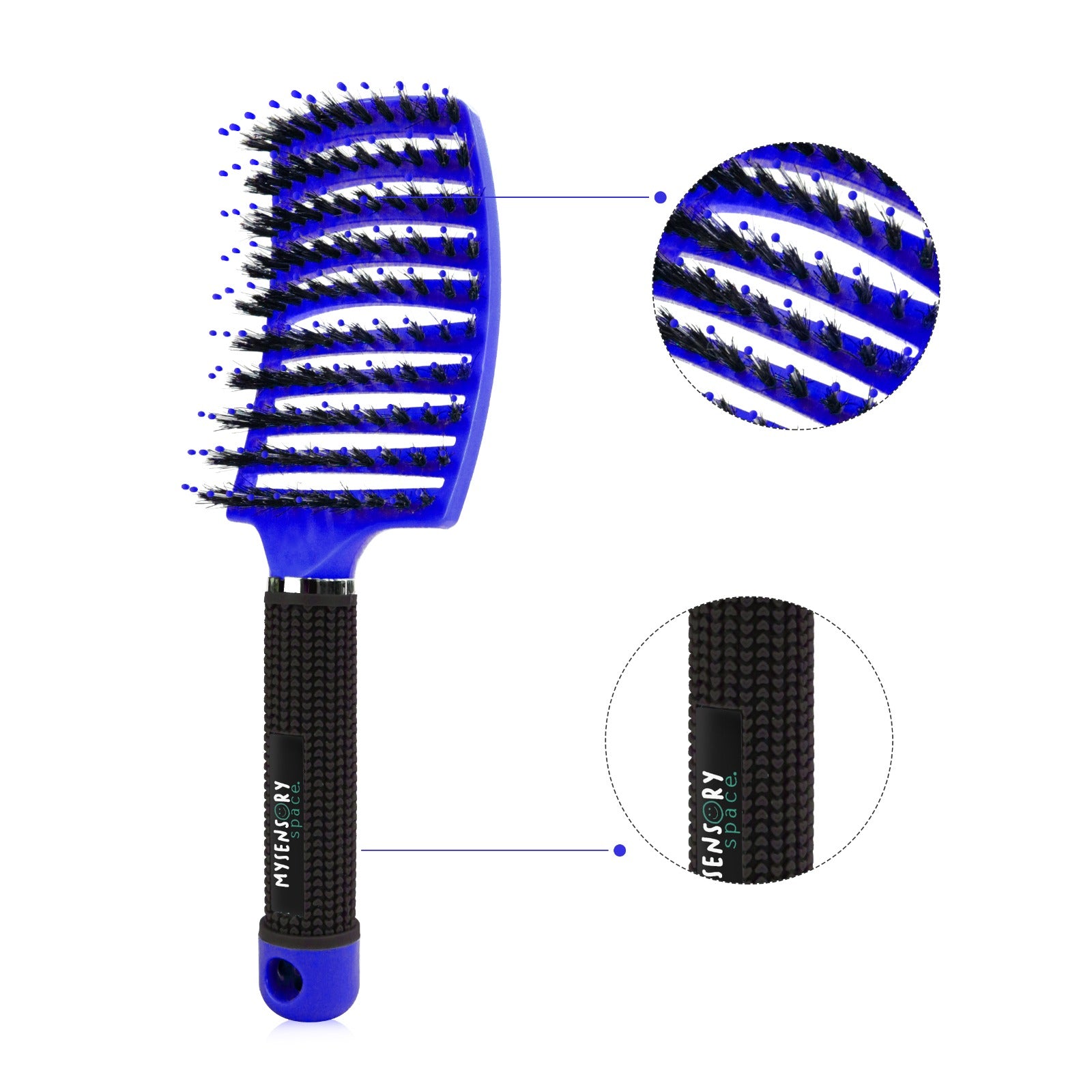 Sensory Hairbrush Blue